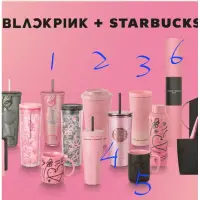 在飛比找蝦皮購物優惠-星巴克 Blackpink  聯名商品 粉togo隨行杯 b