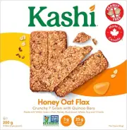 8 boxes Kashi Honey Oat Flax with Quinoa 7 Grain Cereal Bars x10 each box Canada