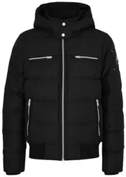 Moose Knuckles Cloud Quilted Shell Bomber Jacket - Black - S S