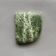 Unique shape natural green swiss opal cabochon swiss opal loose stone G1272 AU