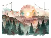 Scene Canvas Print