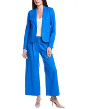 Nanette Nanette Lepore 2pc Linen-Blend Jacket & Pant Set