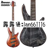 在飛比找露天拍賣優惠-新款Ibanez電貝司依班娜SRMS805五弦bass初學者