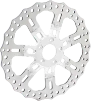 Arlen Ness 7-Valve Two-Piece Floating Front Rotor 14" Chrome 33-10302-203