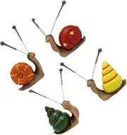 Milisten 4pcs Resin Snail Statue Garden Ornaments Outdoor Snail Decor Adorable Figure