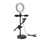53CM LED Tripod Stand Ring Light Dimmable Makeup Lamp Kit For YouTube Vlog Video