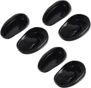 BAZEITFLOW 6Pcs Hair Dye Ear Protectors Lightweight Earmuffs for Hair Coloring Comfortable Ear Covers for Adults Reusable Easy to Clean