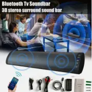 Wireless Bluetooth 5.0 TV Sound Bar Home Theater Wall Mount Subwoofer Soundbar