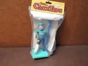 Vtg Wilton Cake Topper Sad Broken Leg Skier, 1978 2113-2023, Get Well Soon
