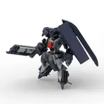 兼容樂高 外骨骼夜刀神 小型迷你拼裝機甲MOC積木機器人戰士模型