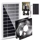 30W Solar Panel Exhaust Roof Attic Fan Air Ventilation Van For Kitchen Pet House