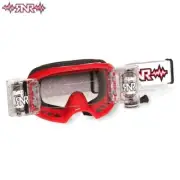 Rip N Roll Colossus roll Off Goggle WVS Red MOTOCROSS Wide Vision System