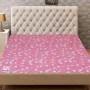Baby Waterproof Bed Pad Washable Mattress Reusable Waterproof Plastic Mattress Protection Sheet for Baby and Adult - Double Bed/King Size - 7.5 x 6.5 feet