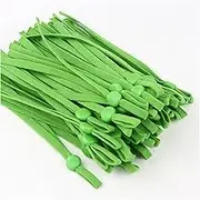 Small Elastic Rope 50/1000pcs Adjustable Mask Sewing Elastic Band Cord with Buckle Stretchy Mask Earloop Lanyard Earmuff Rope DIY Making Supplies Elastic Rope for Fitness (Color : Fruit Green, Size