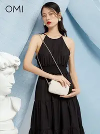 在飛比找Yahoo!奇摩拍賣優惠-熱銷 -現貨 歐米OMI包包女夏新款時尚百搭高級感小風鏈條菱