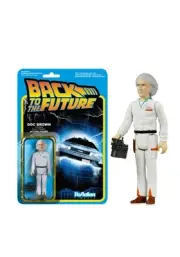 Back to the Future Doc Brown ReAction Figure Retro Kenner Style 3.75 Inch