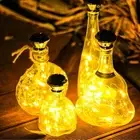 Waterproof Wine Bottle Lamp Solar String Fairy Light Solar Night Light Outdoor