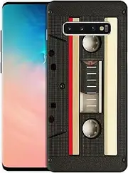 [GlamCase] for Samsung Galaxy S10 Plus, Samsung Galaxy S10 Plus Case - Vintage Cassette Printed Slim & Sleek Cute Plastic Protective Designer Back Phone Case/Cover for Samsung Galaxy S10 Plus