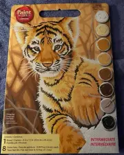 PaintWorks by Dimensions- TIGER CUB -Kit Ages 8+ (2009) New!