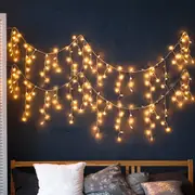 Marlow LED Curtain Fairy String Lights Wedding Outdoor Xmas Party 300 Lights Warm White