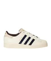 Adidas Originals X Wales Bonner Superstar Embossed Sneakers UK3.5,US5,UK9,UK4.5,UK8,UK10,UK5.5,UK7,UK6,UK5,UK4,UK3 Magic White/College Navy Blue/Dark Night Red