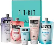 Fit Kit Body Recovery Toiletry Bundle Set - Includes Mens & Womens Body Wash & Shower Gels, Face Moisturiser, Hair Growth Shampoo, Gifts for Men and Women