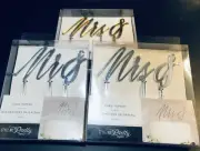 Mr & Mrs Cake Topper Silver Acrylic Sign By Style Me Pretty collection