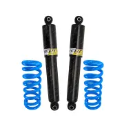 Rear Webco Shock Absorbers Lovells STD Springs for FORD Falcon BA BF I II