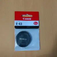 在飛比找蝦皮購物優惠-Canon E-43 原廠鏡頭蓋 43 43MM 可用 EO