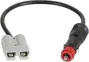 Powertech 50A Anderson to 15A Merit and Cigarette Lighter Plug Adaptor 12V Caravan Camping CHARGING_ADAPTER