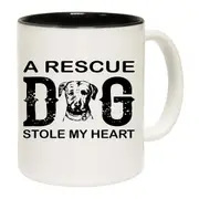 A Rescue Dog Stole My Heart Mug Cup