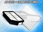 AIR FILTER CABIN FILTER COMBO FOR 2010 HYUNDAI TUCSON 2.4L W/ HALLA COOLING (for: Hyundai)