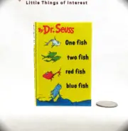 1:4 Scale ONE FISH TWO FISH Illustrated Readable Miniature Book Seuss AG Scale