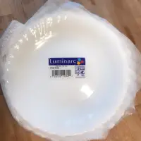 在飛比找蝦皮購物優惠-Luminarc白色瓷盤3個