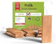 15 Pack Cedarwood Moth Repellent for Wardrobes and Drawers – 100% Natural Hanging Cedar Blocks for Clothes Storage | Chemical-Free, Long-Lasting Moth Repellent for Clothes