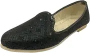 [Stop n Style] Punjabi Jutti for Men Black Mojari Sherwani Shoes Men's Indian Traditional Juti Wedding Loafer Shoe