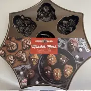 Nordic Ware Monster Mask Cakelet Pan - New