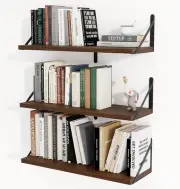 Floating Shelves for Wall 24 Inches,8 Inches Deep Wall Bookshelf Mounted Display