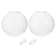 2 Pcs Wall Vases for Flowers Planters Hanging Glass Propagation Station