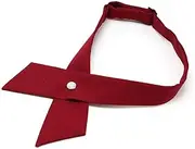 [VASANA] Red or fly ties, pure knitted bows, boys - girls, tie on top fit, red