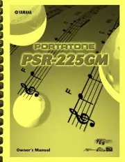 Yamaha Portatone PSR-225GM Keyboard OWNER'S MANUAL