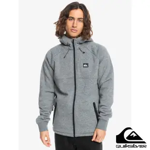 【QUIKSILVER】KUROW FZ 內刷毛連帽外套 灰色