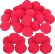 BESTYASH Clown Nose Bulk 50pcs Clown Nose Party Circus Clown Costume Clown Puppet Clown Nose Men Foam for Scary Clown Costume Stitch Nose Clown Costume Fidget Red Sponge