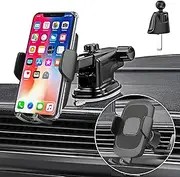 Car Phone Holder for iPhone 12 13 11 14 Pro Max/SE 2020 2022/14 Plus/XR XS X 7 8/13 Mini/Oneplus Nord 2T 2 10 10T 9 5G,Mobile Phone Mount Cradle Air Vent/Dashboard/Windscreen for VW/Mini Cooper/Skoda