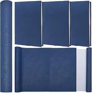 CRASPIRE 51 x 11.8 Linen Book Cloth Sailor Blue for A4-A8 Book Binding Fabric Surface Paper Backed Bookcover Album Scrapbooking Archival DIY Covering Protector Bookcloth Bookbinding Supplies