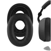 Geekria Sheepskin Ear Pads for Bowers & Wilkins B&W PX7, PX 7 Headphones (Black)
