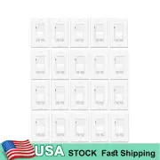 20PK 3 Way Dimmer Switch for Dimmable 150W LED CFL Light,15A 120V,ETL Listed