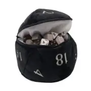 Ultra Pro Dungeons & Dragons (D&D) D20 Plush Dice Bag Black