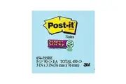 Post-It Super Sticky Notes Blue 76 x 76mm 5-Pack - Box of 4 XP006002099