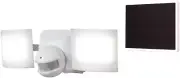 Solar Outdoor LED Light – Motion Sensor – Flood & Security Twin Head Light – 180